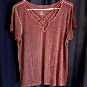 AE mauve soft n sexy T